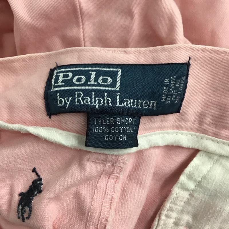 ポロバイラルフローレン Polo by RALPH LAUREN パンツ ショートパンツ ショートパンツ ハーフパンツ カジュアルパンツ 38インチ ロゴ、文字 桃 / ピンク /  メンズ USED 古着 中古 10122783
