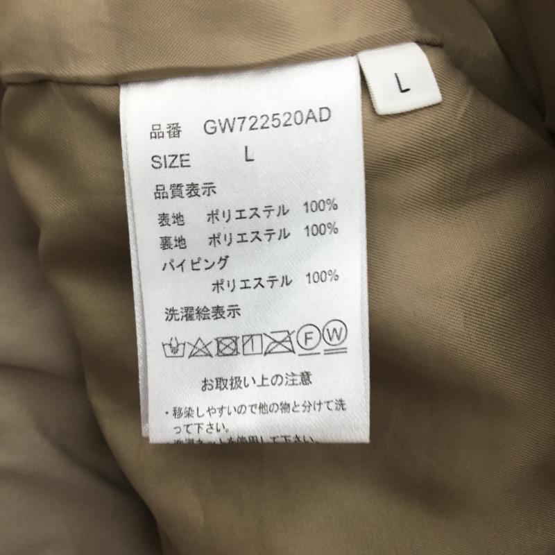 グローバルワーク GLOBAL WORK ジャケット、上着 ジャケット、ブレザー GW722520AD ボアジャケット L 無地 ベージュ / ベージュ / X 茶 / ブラウン / レディース USED 古着 中古 10124395