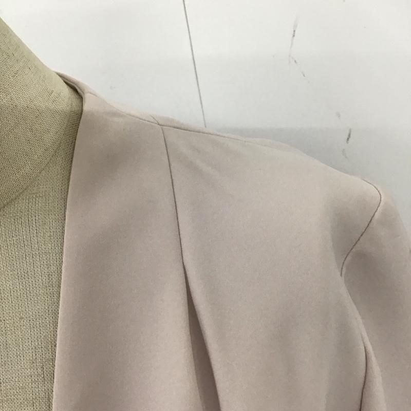 グリーンレーベルリラクシング green label relaxing ジャケット、上着 ジャケット、ブレザー worktripoutfits 長袖ジャケット ノーカラージャケット M 無地 桃 / ピンク / レディース USED 古着 中古 10123862