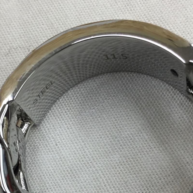 ディーゼル DIESEL アクセサリー 指輪 ロゴチェーン ツートーンリング FREE ロゴ、文字 金 / ゴールド / X 銀 / シルバー / メンズ USED 古着 中古 10144636