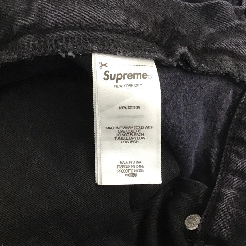シュプリーム Supreme パンツ デニム、ジーンズ 24SS Baggy Jean バギーデニム 32 32 ロゴ、文字 黒 / ブラック / メンズ USED 古着 中古 10133264