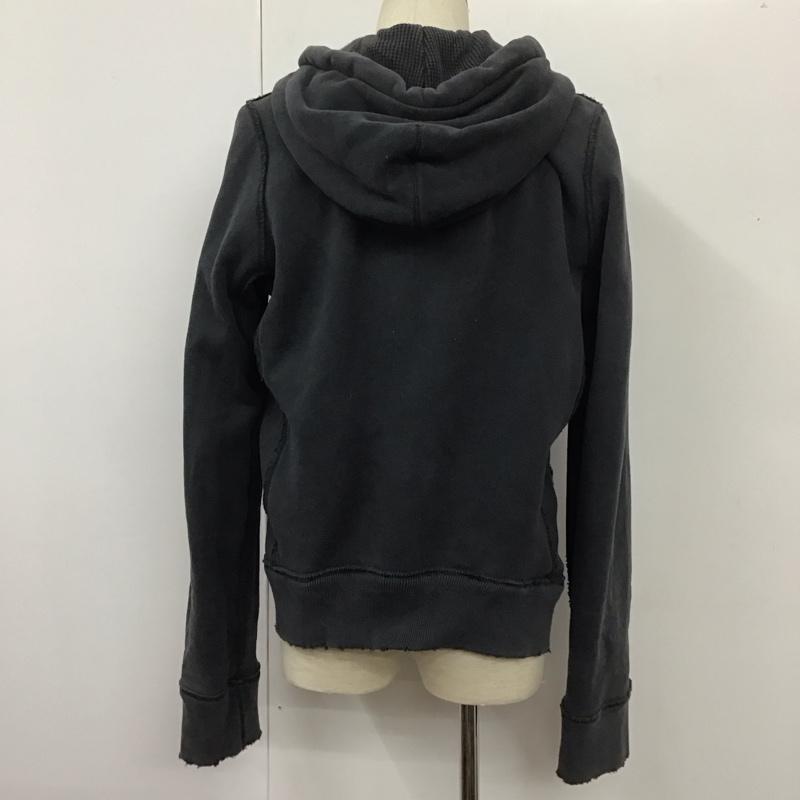 アバクロンビーアンドフィッチ ABERCROMBIE&FITCH パーカー 長袖 長袖パーカー フード付きパーカー プリントスウェット トレーナー S ロゴ、文字 紺 / ネイビー / メンズ USED 古着 中古 10109857