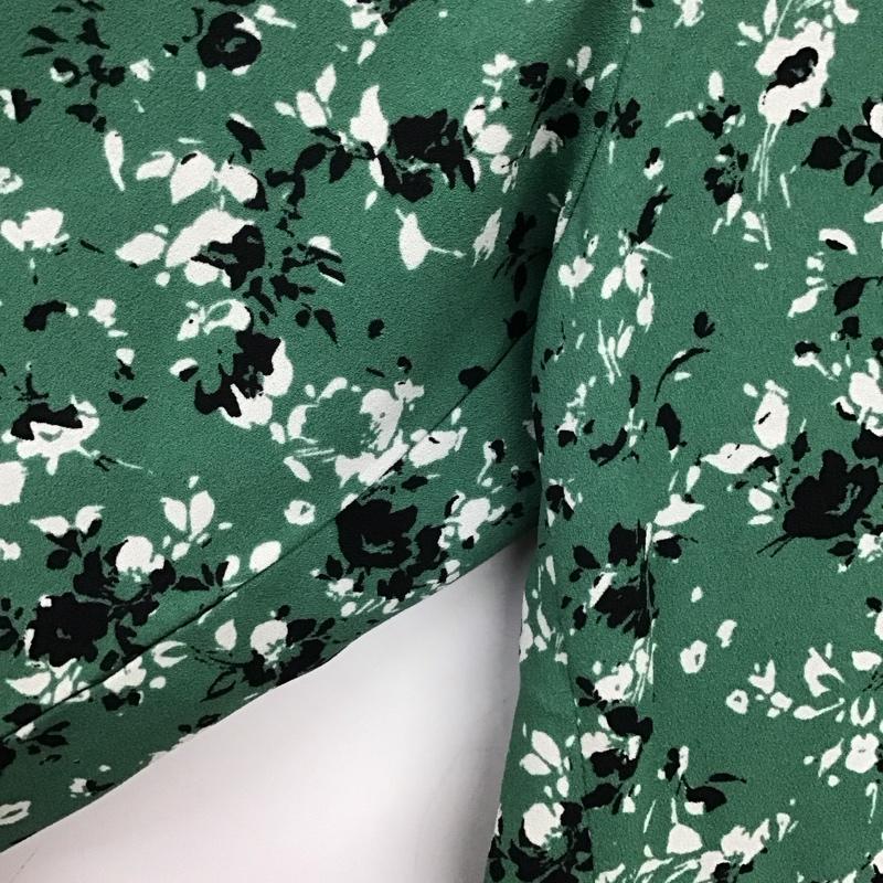 レプシィム LEPSIM ワンピース ロングスカート 長袖シャツロングワンピース ノーカラーシャツ 前あきワンピース M プリント マルチカラー / マルチカラー / レディース USED 古着 中古 10134351