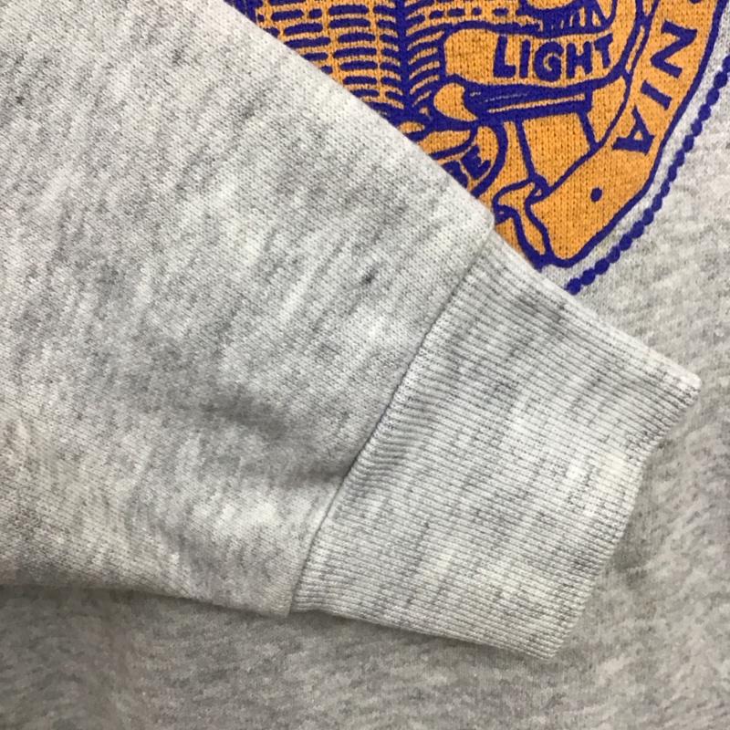 古着 USED トレーナー 長袖 長袖トレーナー スウェット 長袖カットソー プリントスウェット L ロゴ、文字 灰 / グレー / メンズ USED 古着 中古 10107230