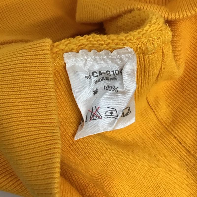 チャンピオン Campion パーカー 長袖 長袖パーカー プルオーバーパーカー スウェット L 無地 黄 / イエロー / メンズ USED 古着 中古 10147868