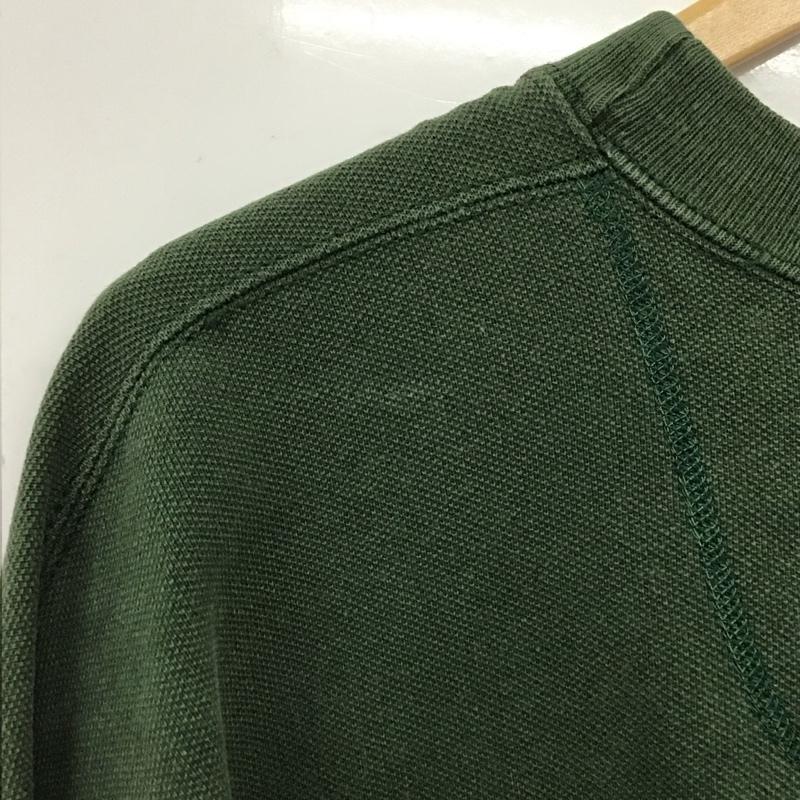 オニータ ONEITA トレーナー 長袖 XL ロゴ、文字 X プリント 緑 / グリーン / メンズ USED 古着 中古 10134530
