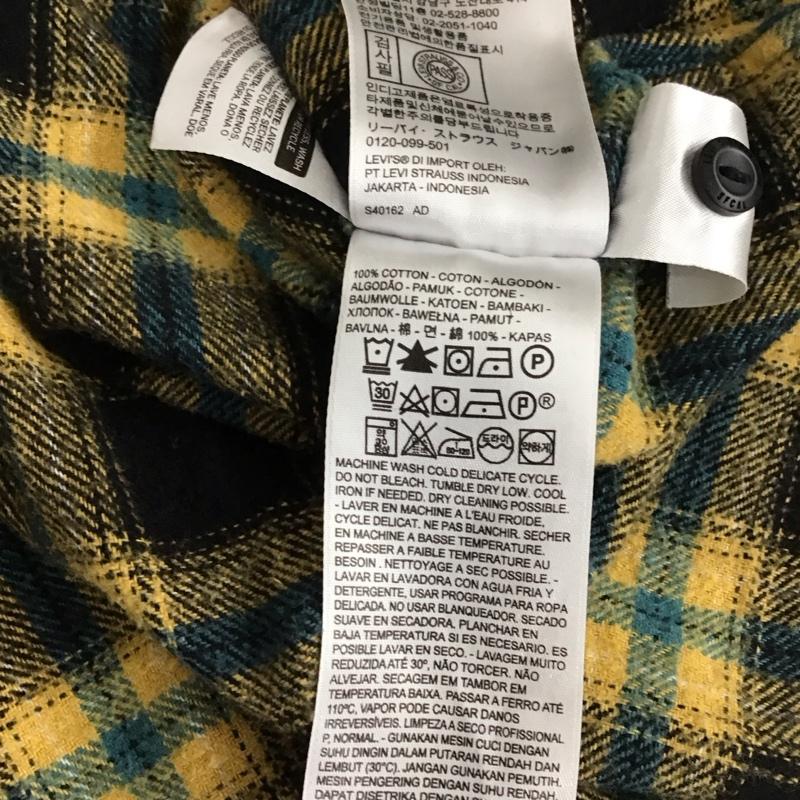 リーバイス Levi s シャツ、ブラウス 長袖 長袖シャツ チェックシャツ カラーシャツ M チェック マルチカラー / マルチカラー / メンズ USED 古着 中古 10129258
