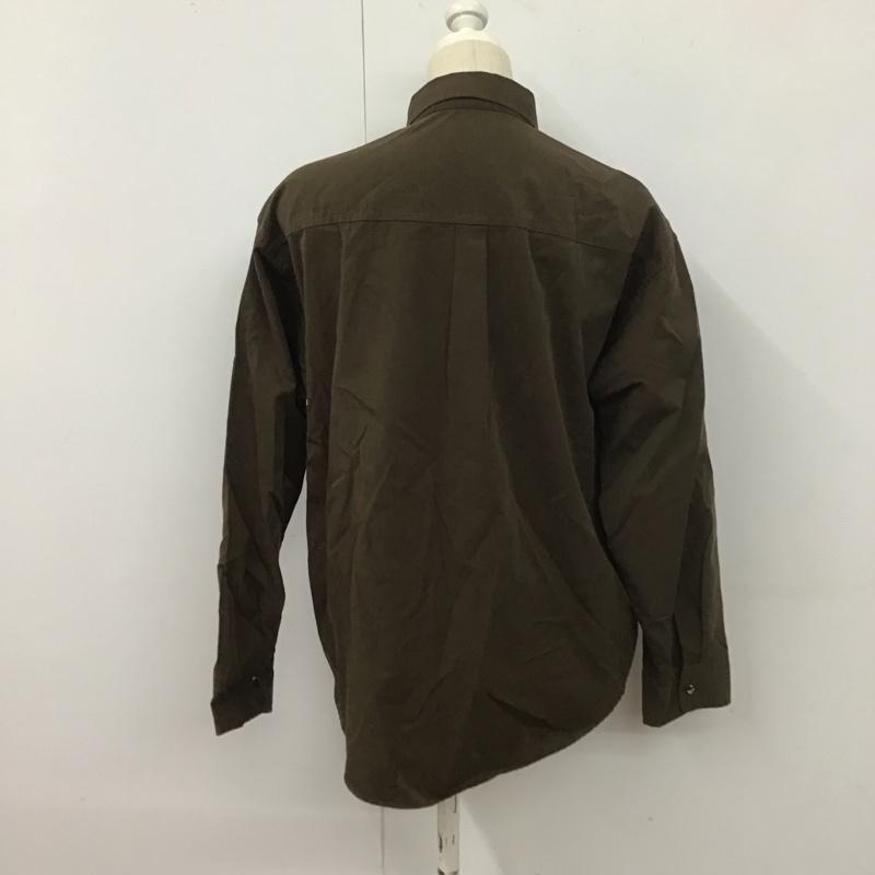 プラージュ Plage シャツ、ブラウス 長袖 長袖シャツ 無地シャツ カラーシャツ 無地 茶 / ブラウン / レディース USED 古着 中古 10127393