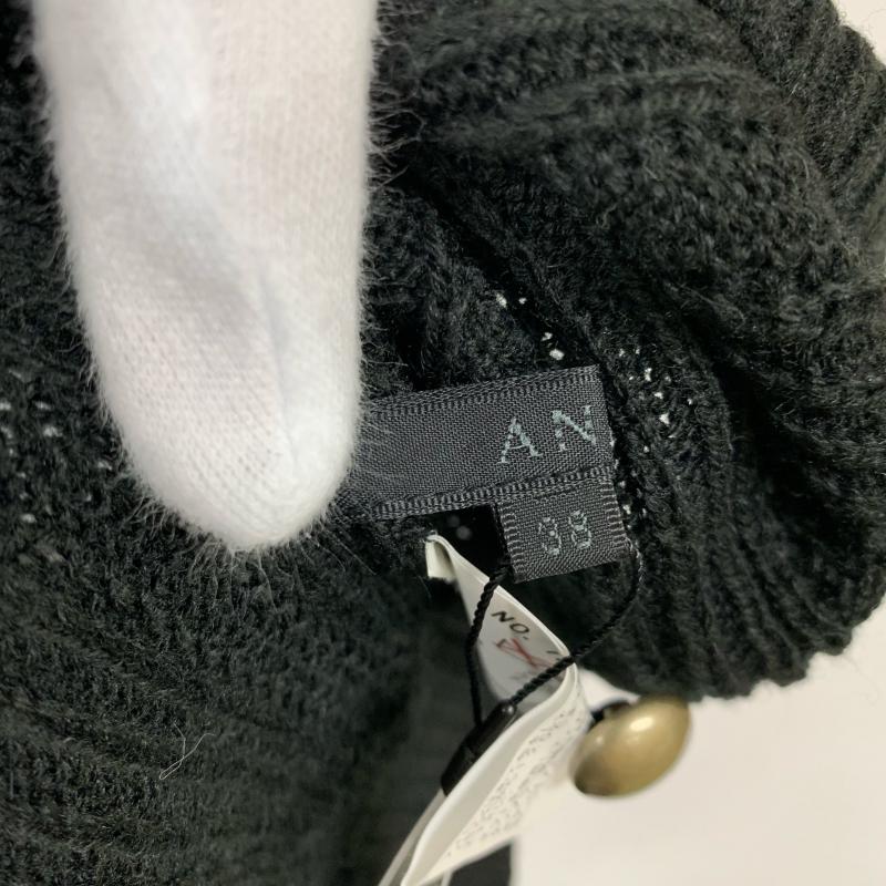 アナイ ANAYI ニット、セーター 長袖 38 無地 黒 / ブラック / レディース USED 古着 中古 10015918