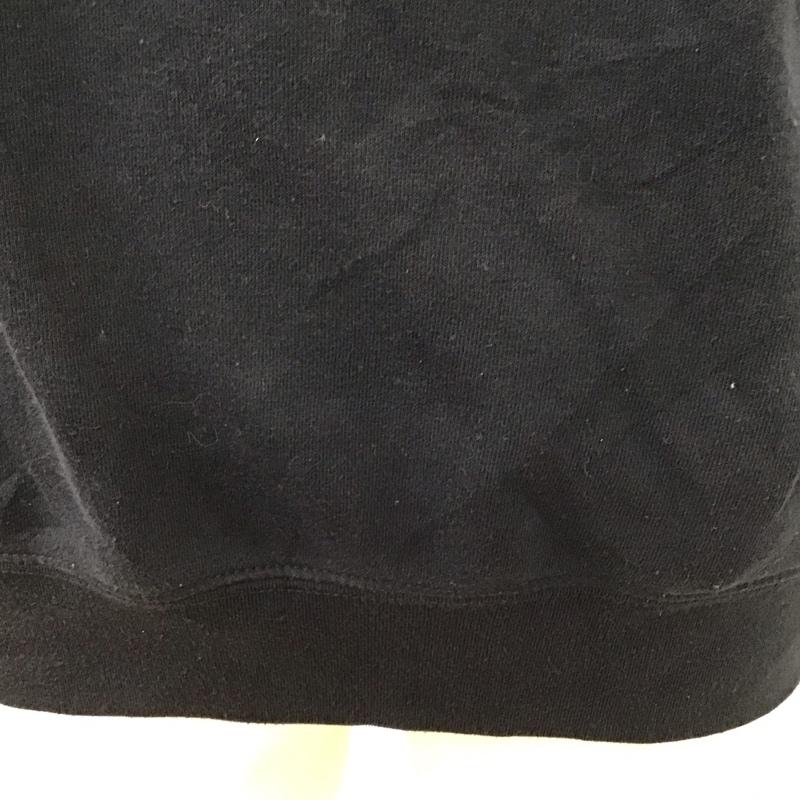ヘインズ HANES トレーナー 長袖 薄手スウェット M ロゴ、文字 黒 / ブラック /  メンズ USED 古着 中古 10116823