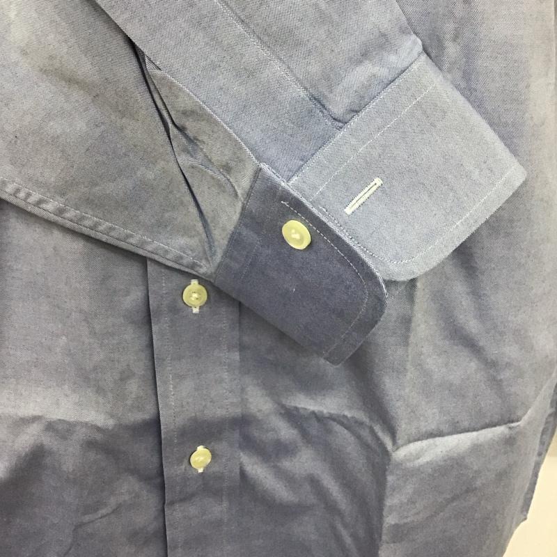 ブルックスブラザーズ BROOKS BROTHERS シャツ、ブラウス 長袖 長袖シャツ カラーシャツ ポケットシャツ 長袖カットソー 無地 水色 / ライトブルー /  メンズ USED 古着 中古 10113012