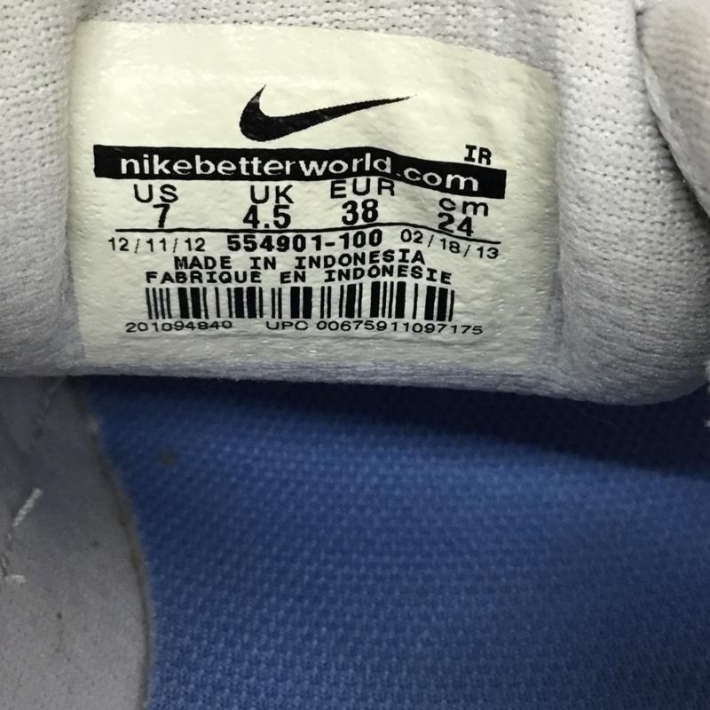 ナイキ NIKE スニーカー スニーカー 554901-100 レボリューション 24cm 24.0cm ロゴ、文字 灰 / グレー / X 水色 / ライトブルー / X 橙 / オレンジ / レディース USED 古着 中古 10106877