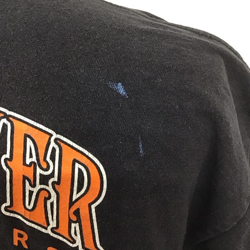 古着 USED Tシャツ 半袖 半袖カットソー プリントTシャツ クルーネックカットソー 古着 usa製 L プリント 黒 / ブラック /  メンズ USED 古着 中古 10111650