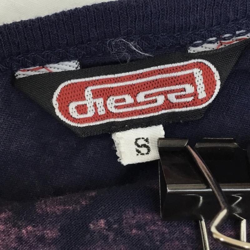 ディーゼル DIESEL ワンピース ミニスカート S 総柄 桃 / ピンク / X 紺 / ネイビー / レディース USED 古着 中古 10133779