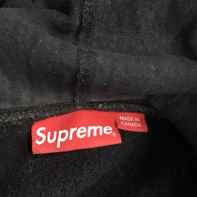 シュプリーム Supreme パーカー 長袖 21FW ArabicLogoHoodedSweatshirt 長袖パーカースウェット プルオーバー XL ロゴ、文字 黒 / ブラック /  メンズ USED 古着 中古 10125616