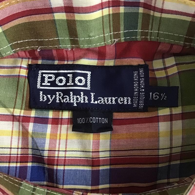 ポロバイラルフローレン Polo by RALPH LAUREN シャツ、ブラウス 長袖 長袖シャツ カジュアルシャツ カラーシャツ ボタンダウンシャツ チェックシャツ チェック マルチカラー / マルチカラー / メンズ USED 古着 中古 10107241