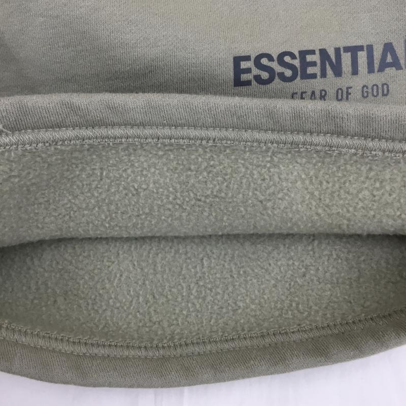 エッセンシャルズ ESSENTIALS パンツ ショートパンツ M ロゴ、文字 カーキ / カーキ / メンズ USED 古着 中古 10135002