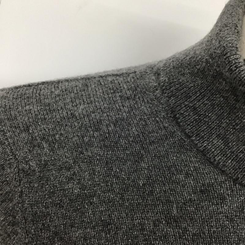 ブルックスブラザーズ BROOKS BROTHERS ニット、セーター 長袖 長袖ニットカットソー ニット セーター タートルネックニット S 無地 灰 / グレー / メンズ USED 古着 中古 10113611