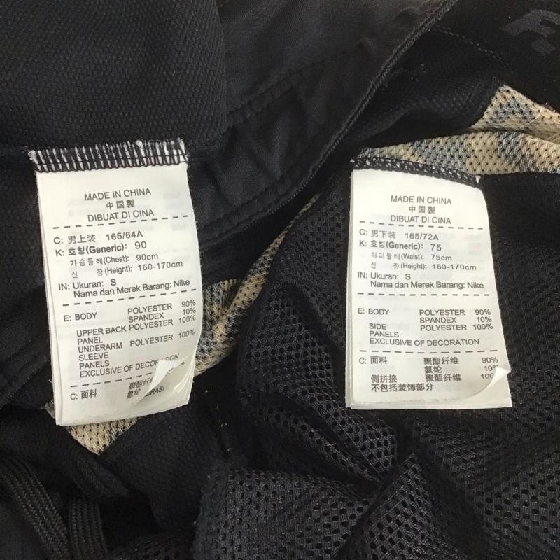 エフシーレアルブリストル F.C.Real Bristol セットアップ セットアップ 半袖カットソー ハーフパンツ 2点セット スポーツウェア セットアップ nike コラボ S ヒョウ柄・レオパード柄 黒 / ブラック / メンズ USED 古着 中古 10107748