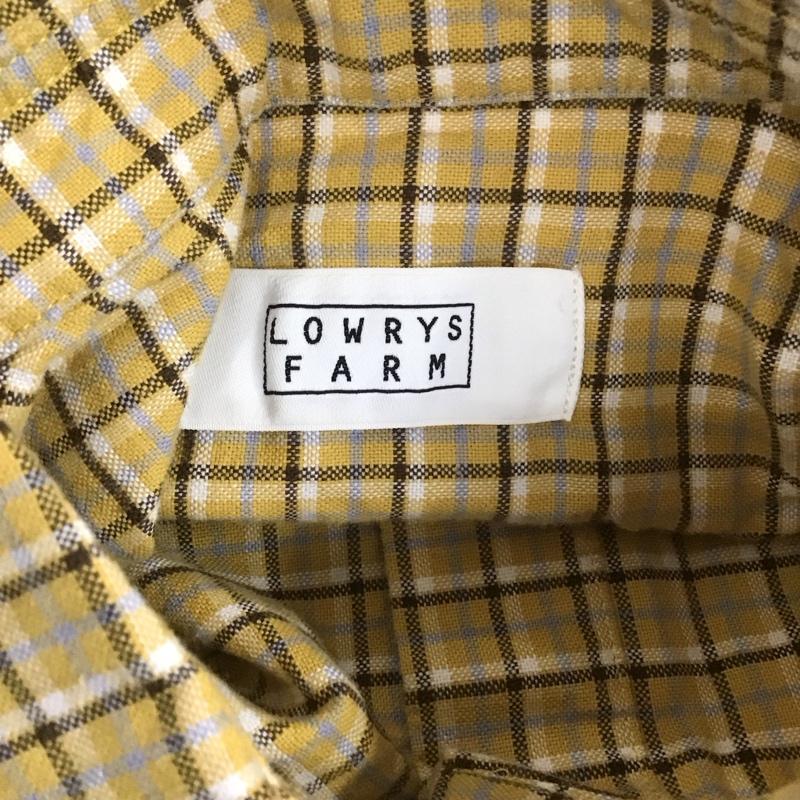 ローリーズファーム LOWRYS FARM シャツ、ブラウス 半袖 lf618039ad 半袖シャツ チェックシャツ カジュアルシャツ FREE チェック マルチカラー / マルチカラー / レディース USED 古着 中古 10109548