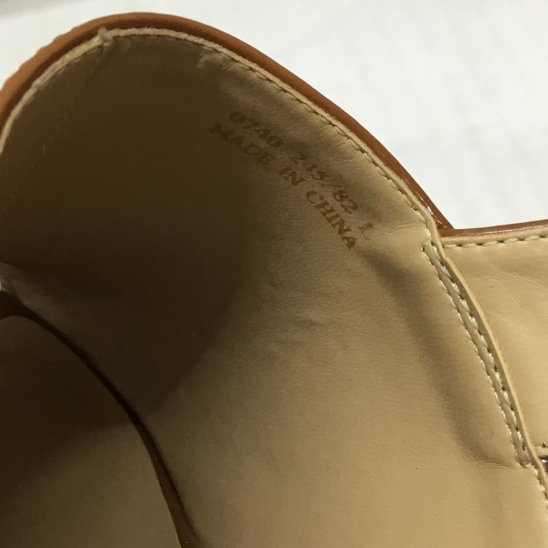 マウジー MOUSSY サンダル サンダル 太ヒール 24.5cm ワンポイント キャメル / キャメル / レディース USED 古着 中古 10113685