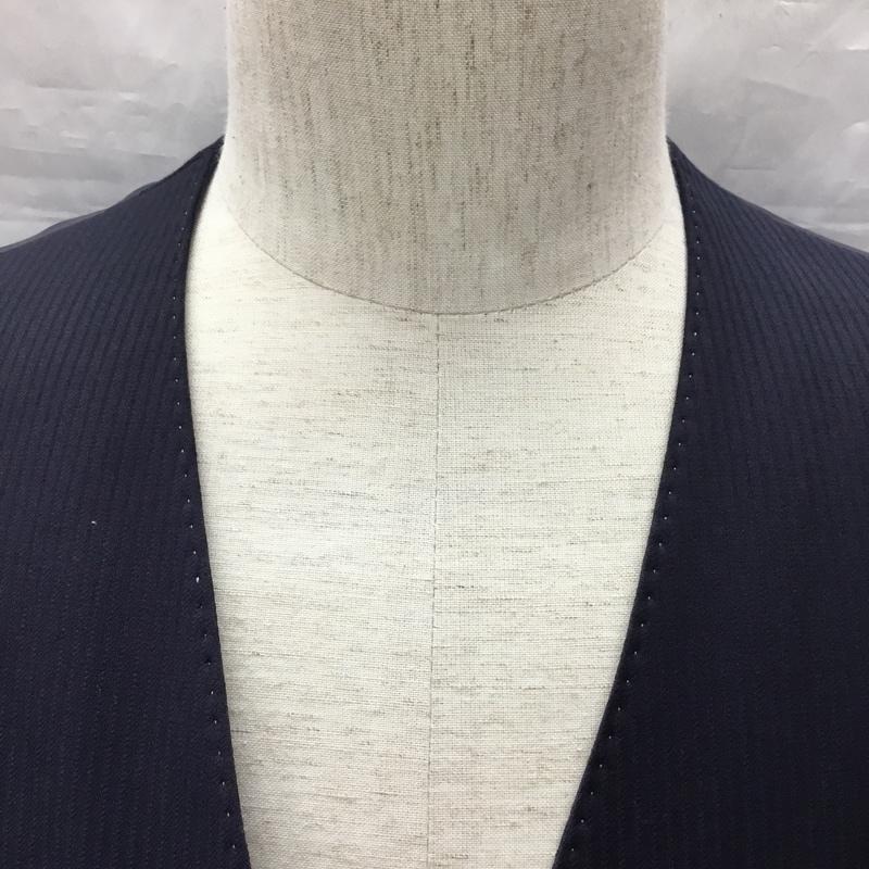 ポールスミス Paul Smith ベスト ベスト ウール L ストライプ 紺 / ネイビー / メンズ USED 古着 中古 10117164