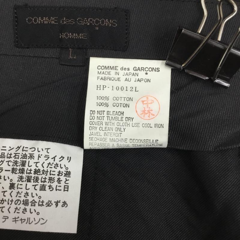 コムデギャルソンオム COMME des GARCONS HOMME パンツ スラックス L 無地 黒 / ブラック / メンズ USED 古着 中古 10128854
