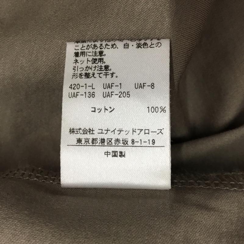 ビューティアンドユースユナイテッドアローズ BEAUTY&YOUTH UNITED ARROWS カットソー 半袖 半袖カットソー クルーネックカットソー 袖レースカットソー 無地 灰 / グレー /  レディース USED 古着 中古 10112281