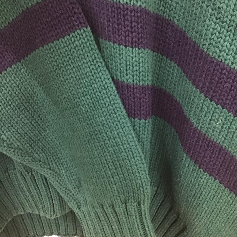 ギャップ GAP ニット、セーター 長袖 長袖ニットカットソー Vネック セーター L 無地 緑 / グリーン / メンズ USED 古着 中古 10129081