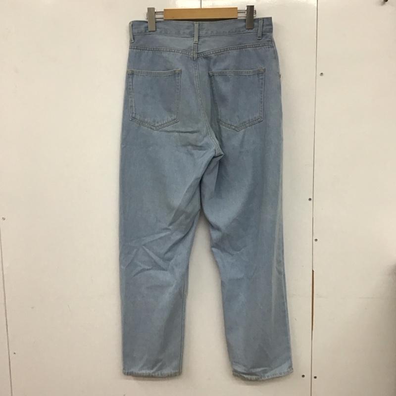 ビームス BEAMS パンツ デニム、ジーンズ デニムパンツ ワイドパンツ カジュアルパンツ S 無地 インディゴ / インディゴ / メンズ USED 古着 中古 10132097