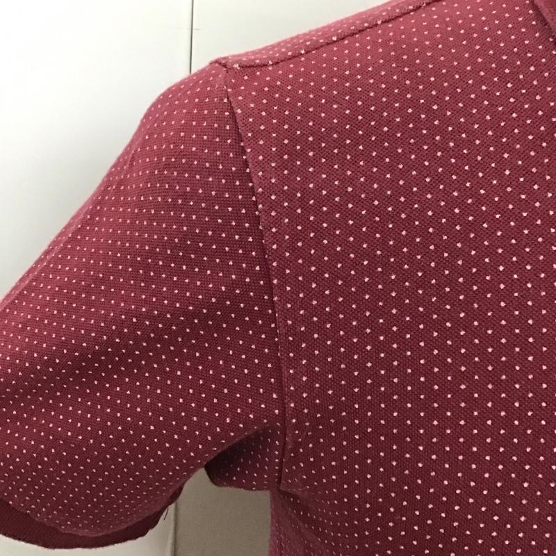 ワコマリア WACKO MARIA ポロシャツ 半袖 半袖ポロシャツ カラーシャツ 半袖カットソー M ドット えんじ / ワインレッド /  メンズ USED 古着 中古 10113111