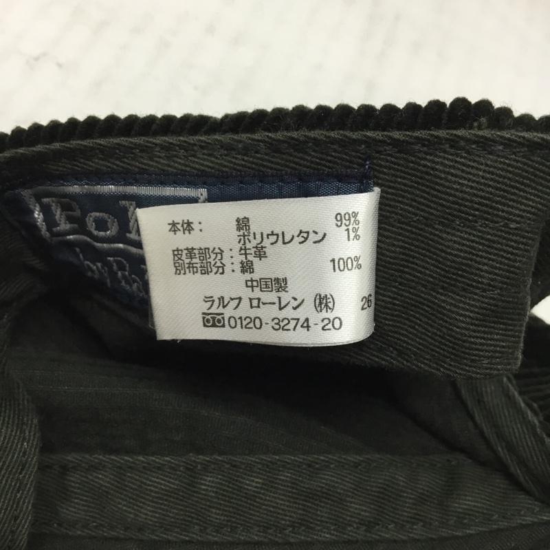 ポロバイラルフローレン Polo by RALPH LAUREN 帽子 キャップ コーデュロイ ワンポイント カーキ / カーキ / メンズ USED 古着 中古 10109747
