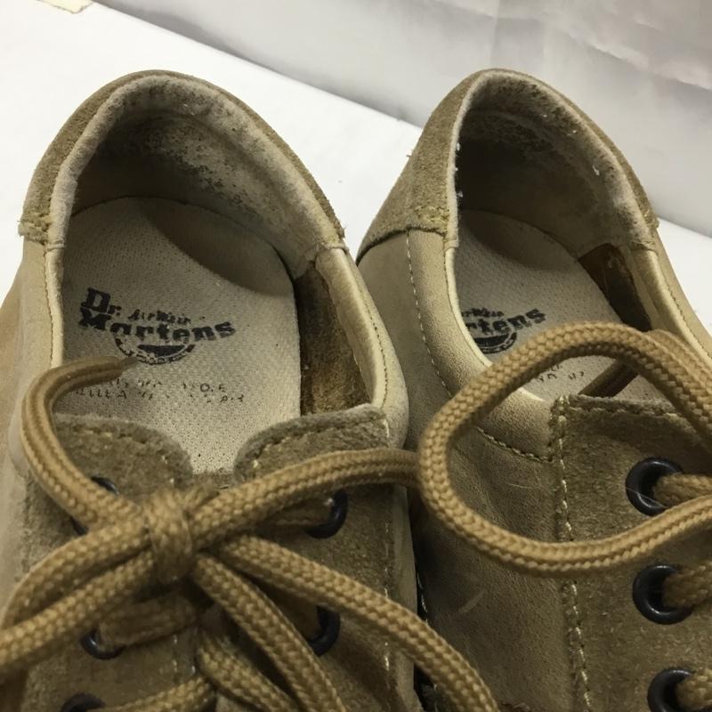 ドクターマーチン Dr.Martens カジュアルシューズ カジュアルシューズ 8A70 スウェード US6 UK5 US:6 ロゴ、文字 ベージュ / ベージュ / レディース USED 古着 中古 10110486