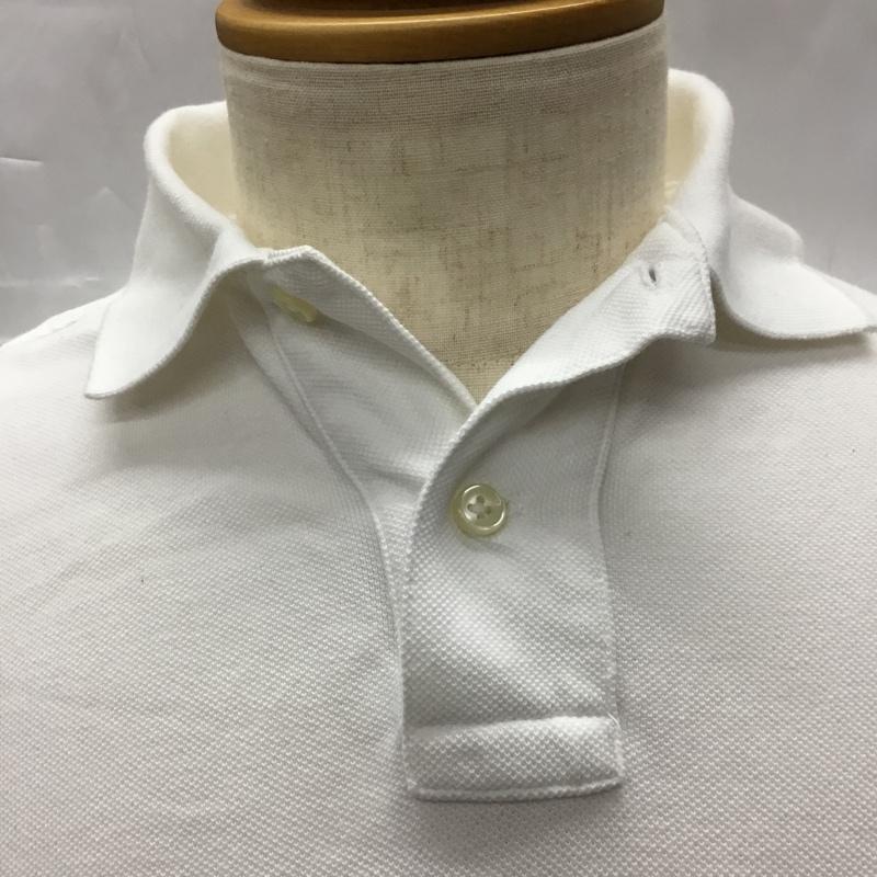 ポロラルフローレン POLO RALPH LAUREN ポロシャツ 半袖 半袖ポロシャツ カラーカットソー 半袖カットソー S ロゴ、文字 白 / ホワイト / メンズ USED 古着 中古 10106598