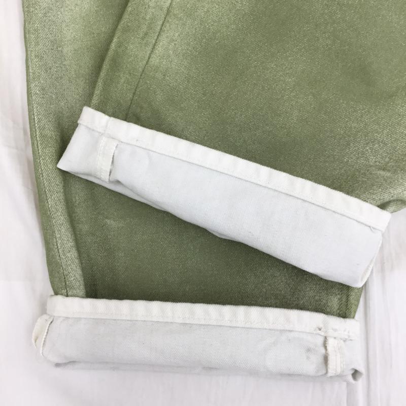ステューシー STUSSY パンツ デニム、ジーンズ BIG OL JEAN SPRAY DYE 32インチ 無地 緑 / グリーン / メンズ USED 古着 中古 10135809
