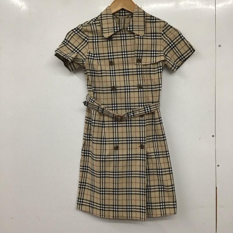 バーバリーロンドン Burberry London ワンピース ミニスカート bm182-431 半袖ワンピース ノバチェック ミニスカート チェック マルチカラー / マルチカラー / レディース USED 古着 中古 10136454
