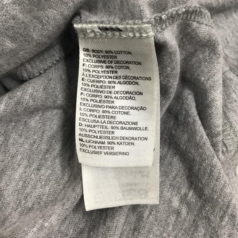 ザノースフェイス THE NORTH FACE Tシャツ 半袖 4001016466 プリント クルーネック L ロゴ、文字 灰 / グレー / メンズ USED 古着 中古 10121222