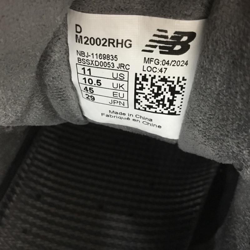 ニューバランス New Balance スニーカー スニーカー M2002RHG 29cm 29.0cm ロゴ、文字 灰 / グレー / メンズ USED 古着 中古 10139067