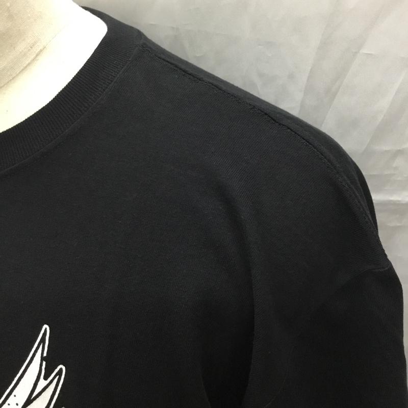 ルーディーズ RUDIES Tシャツ 半袖 半袖カットソー プリントTシャツ クルーネックカットソー XL プリント 黒 / ブラック /  メンズ USED 古着 中古 10111303