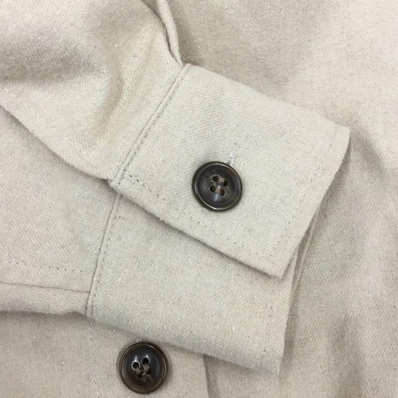 アズールバイマウジー AZUL BY MOUSSY シャツ、ブラウス 長袖 250EAB30-266I H/B LOOSE SHIRT L 無地 ベージュ / ベージュ / レディース USED 古着 中古 10110851