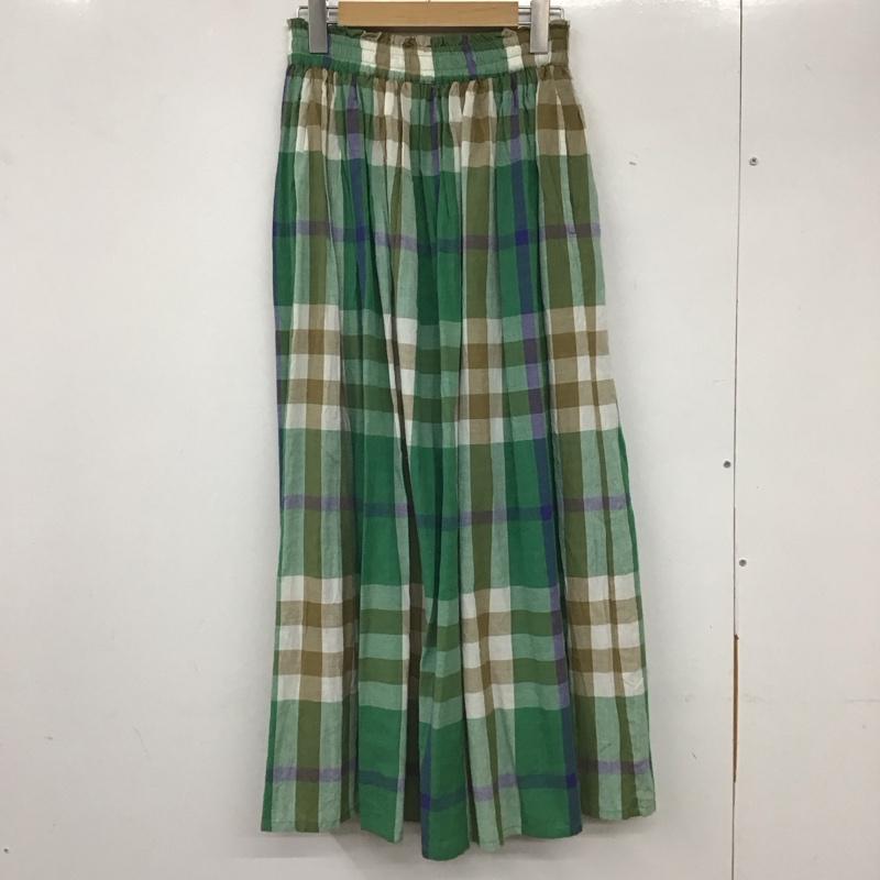 ロデオクラウンズ Rodeo Crowns スカート ロングスカート 420FSR31-078B BIG CHECKマキシスカート FREE チェック マルチカラー / マルチカラー / レディース USED 古着 中古 10134225