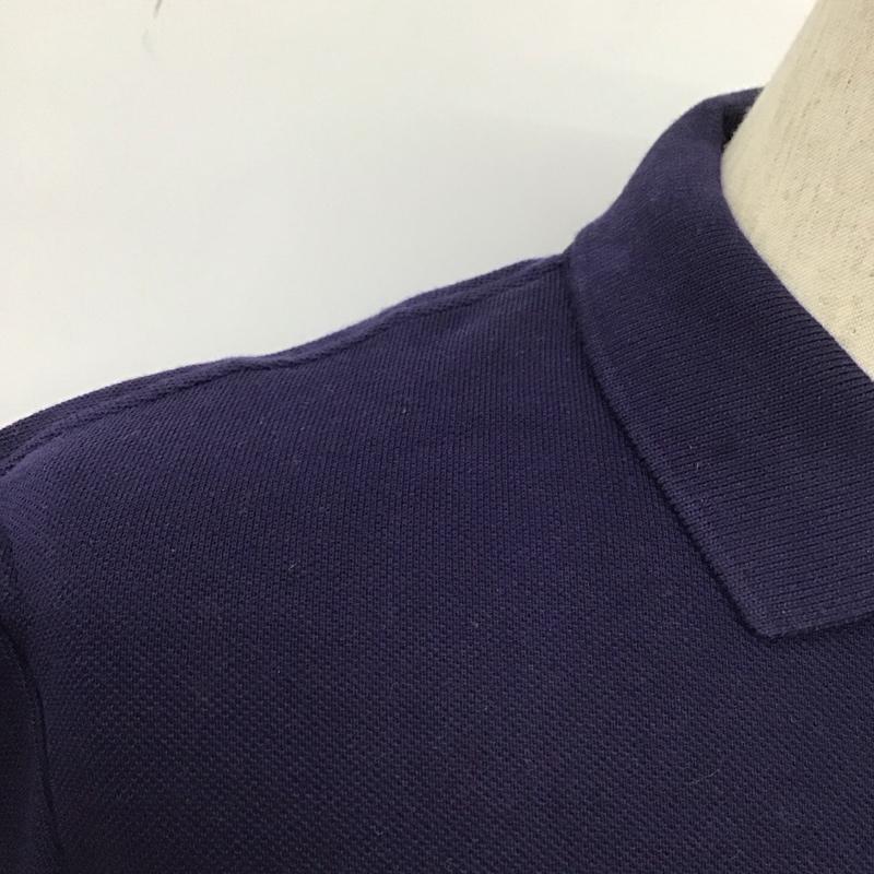 ラコステ LACOSTE ポロシャツ 半袖 半袖ポロシャツ カラーシャツカットソー 半袖カットソー 3 ロゴ、文字 紺 / ネイビー /  メンズ USED 古着 中古 10111170