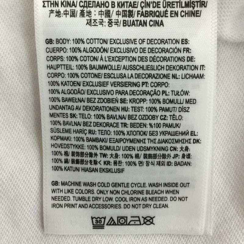 バンズボルト VANS VAULT カットソー 長袖 VANS VAULT Javier Calleja バビエル カジェハ XL ロゴ、文字 X プリント X キャラクター 白 / ホワイト /  メンズ USED 古着 中古 10112603