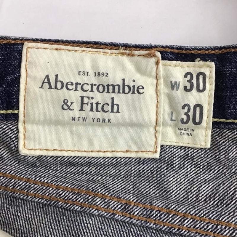アバクロンビーアンドフィッチ ABERCROMBIE&FITCH パンツ デニム、ジーンズ デニムパンツ スリムパンツ カジュアルパンツ 30インチ 無地 インディゴ / インディゴ / メンズ USED 古着 中古 10131292