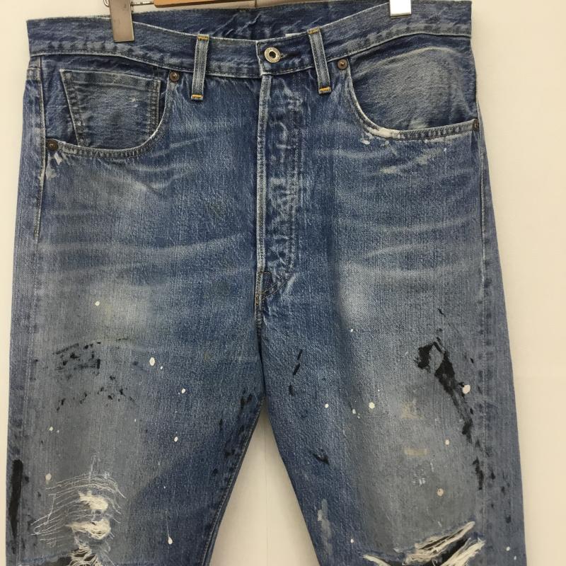 リーバイス Levi s パンツ デニム、ジーンズ 34インチ 総柄 青 / ブルー / メンズ USED 古着 中古 10134250