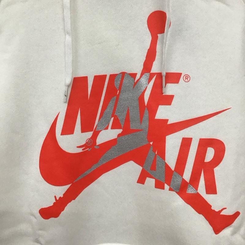 エアジョーダン AIR JORDAN パーカー 長袖 bv6010-100 JUMPMANCLASSICSFLCPO 長袖パーカー プルオーバーパーカー S プリント 白 / ホワイト / メンズ USED 古着 中古 10131254