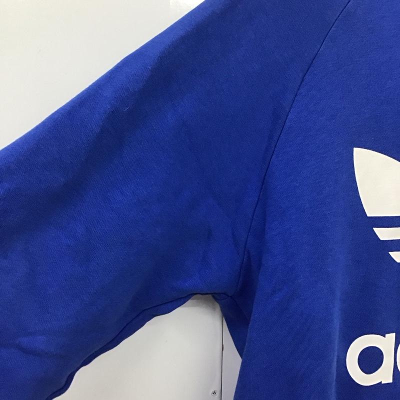 アディダスオリジナルス adidas originals パーカー 長袖 br4189 長袖パーカー プルオーバーパーカー 0 ロゴ、文字 青 / ブルー / メンズ USED 古着 中古 10131378