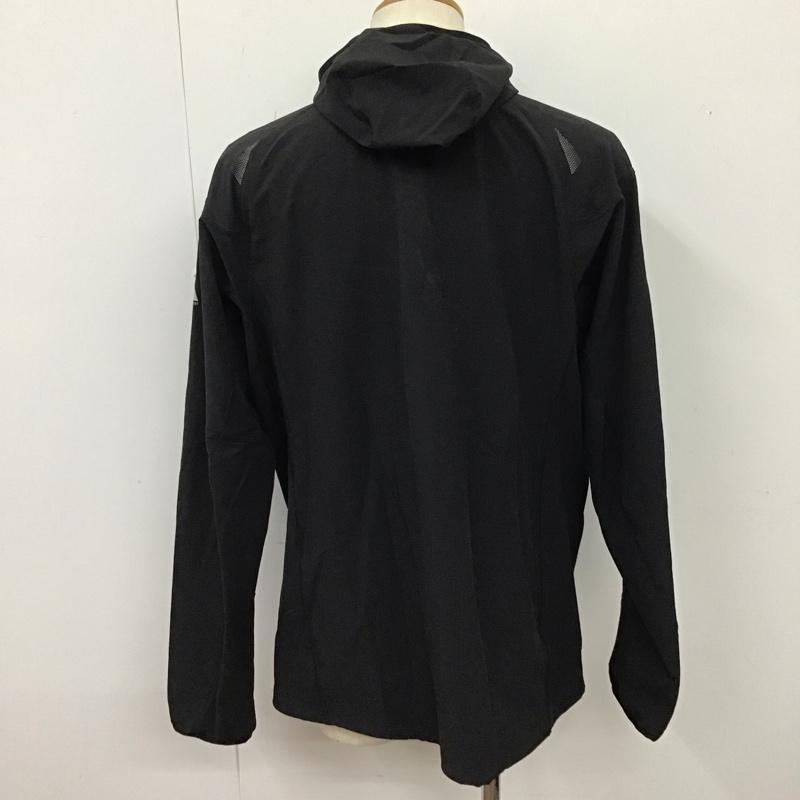 エディーバウアー Eddie Bauer ジャケット、上着 ジャンパー、ブルゾン ジップアップジャケット ジャンパー ナイロンジャケット カジュアルジャケット アウター L ロゴ、文字 黒 / ブラック / レディース USED 古着 中古 10115306