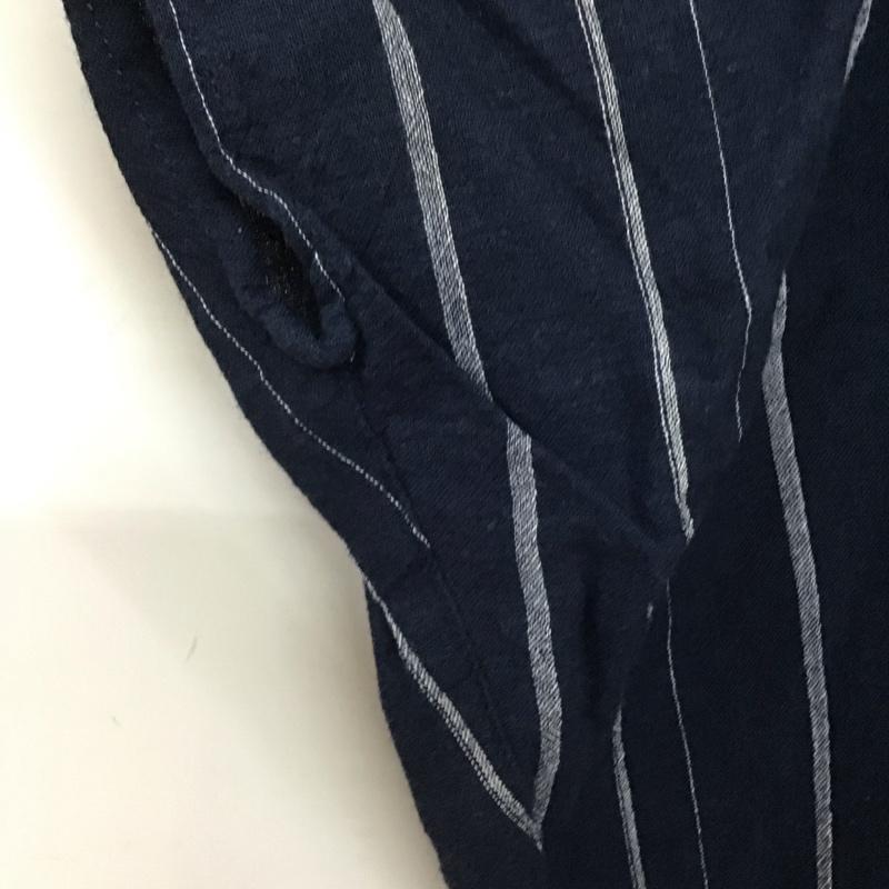 サマンサモスモスブルー Samansa Mos2 blue カットソー 半袖 FREE ストライプ マルチカラー / マルチカラー / レディース USED 古着 中古 10133789