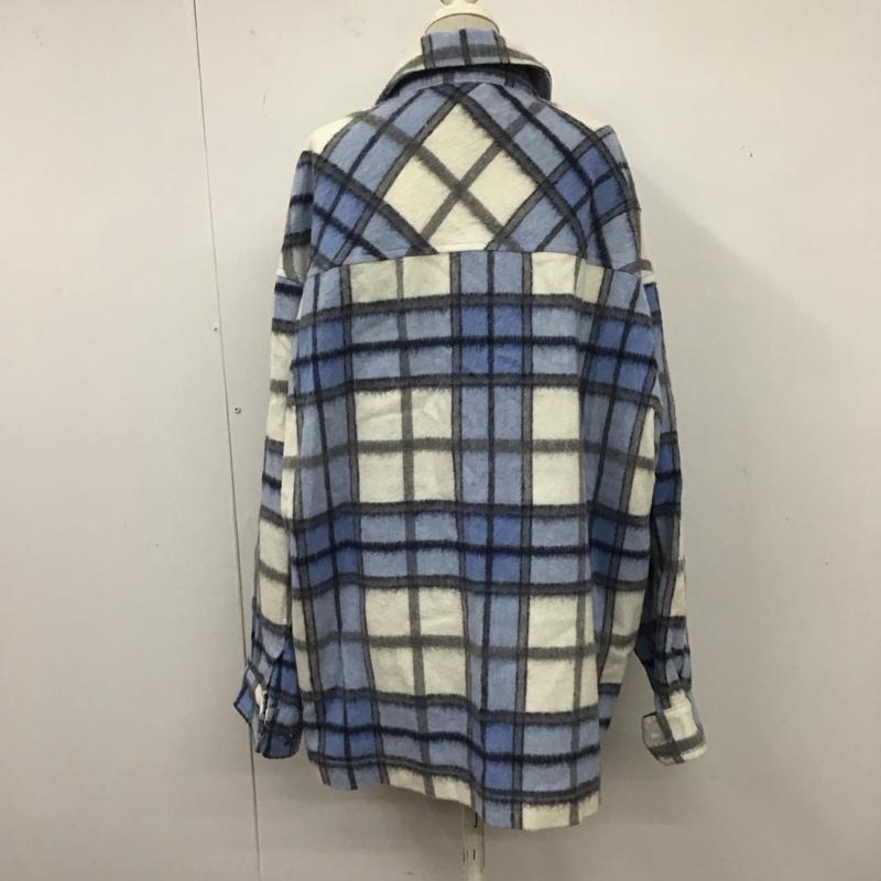 ザラ ZARA ジャケット、上着 ジャケット、ブレザー 長袖ジャケット アウター 前ボタン チェックシャツ L チェック マルチカラー / マルチカラー / レディース USED 古着 中古 10126084